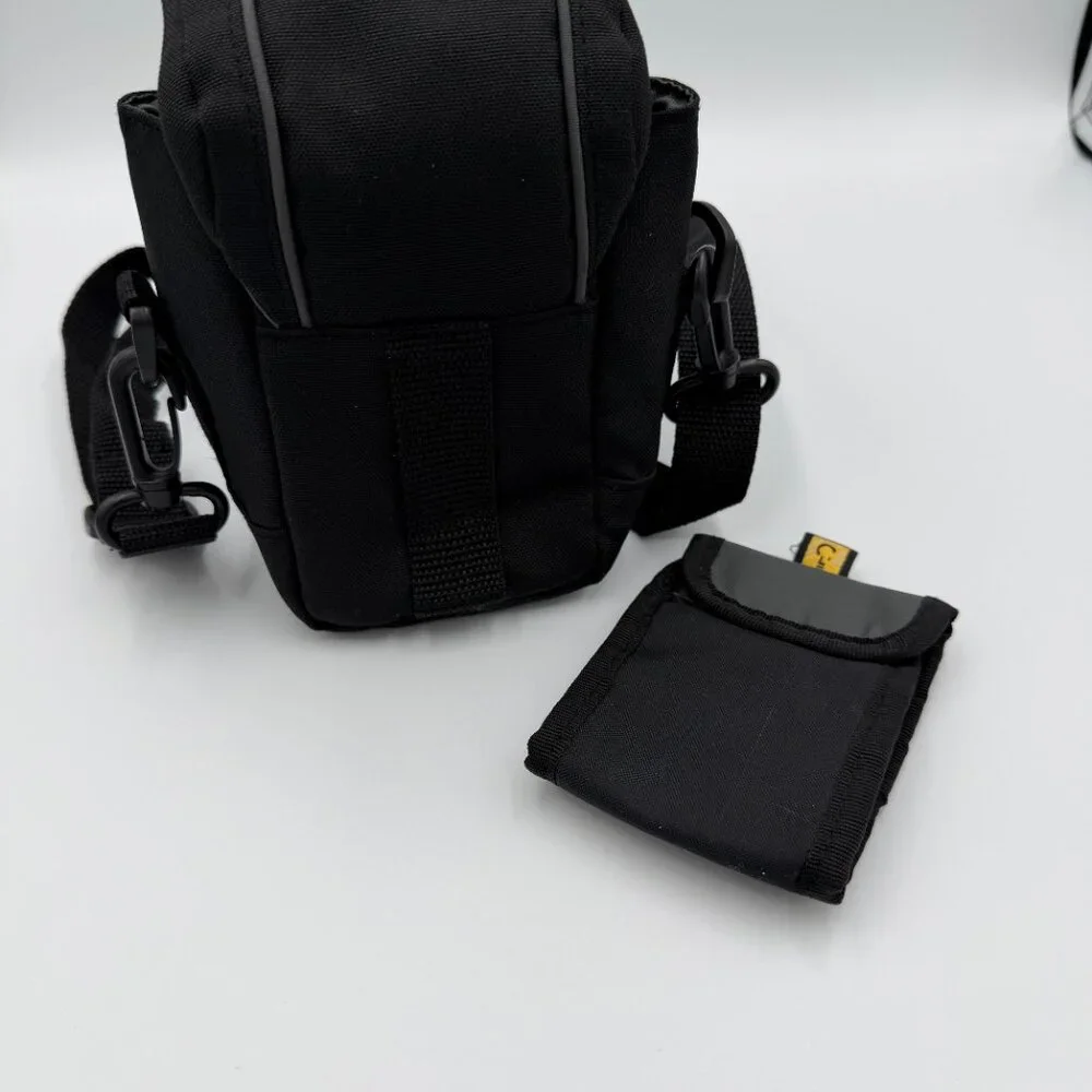 Case Logic Black Soft Padded Digital Camera Case Holder, 3x4x6, w/SD Reader Case